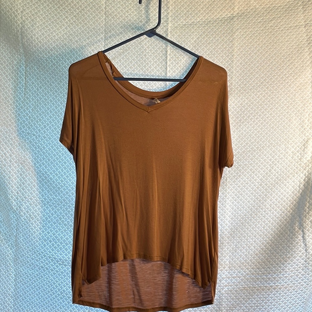Women’s T-shirt, Active USA, V-neck husband medium
